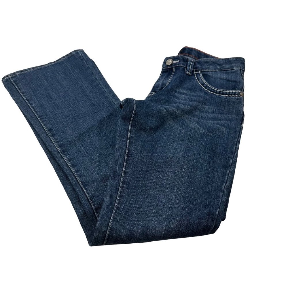 Levi Women's Size 16 Regular Jeans Boot Cut Adjustable Waist Preowned